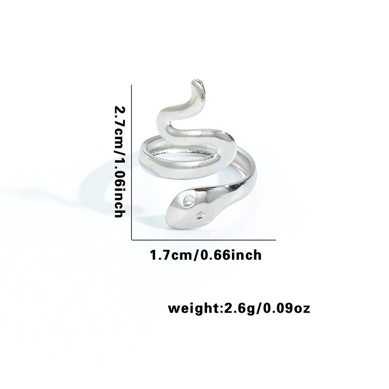 Minority Flower V-shaped Design Irregular Geometric Hollow Rings