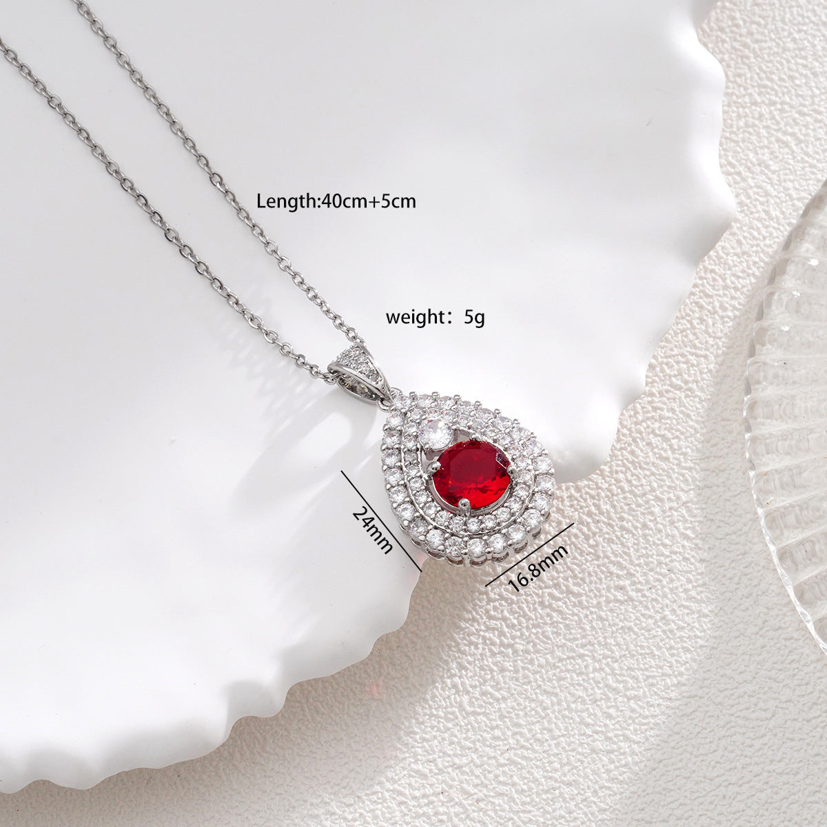 Heart Fresh Simple Titanium Steel Clavicle Necklaces
