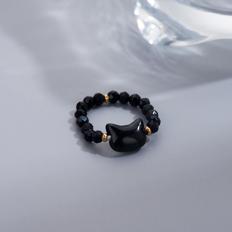 Niche Design High-grade Cat Appearance Gifts Rings