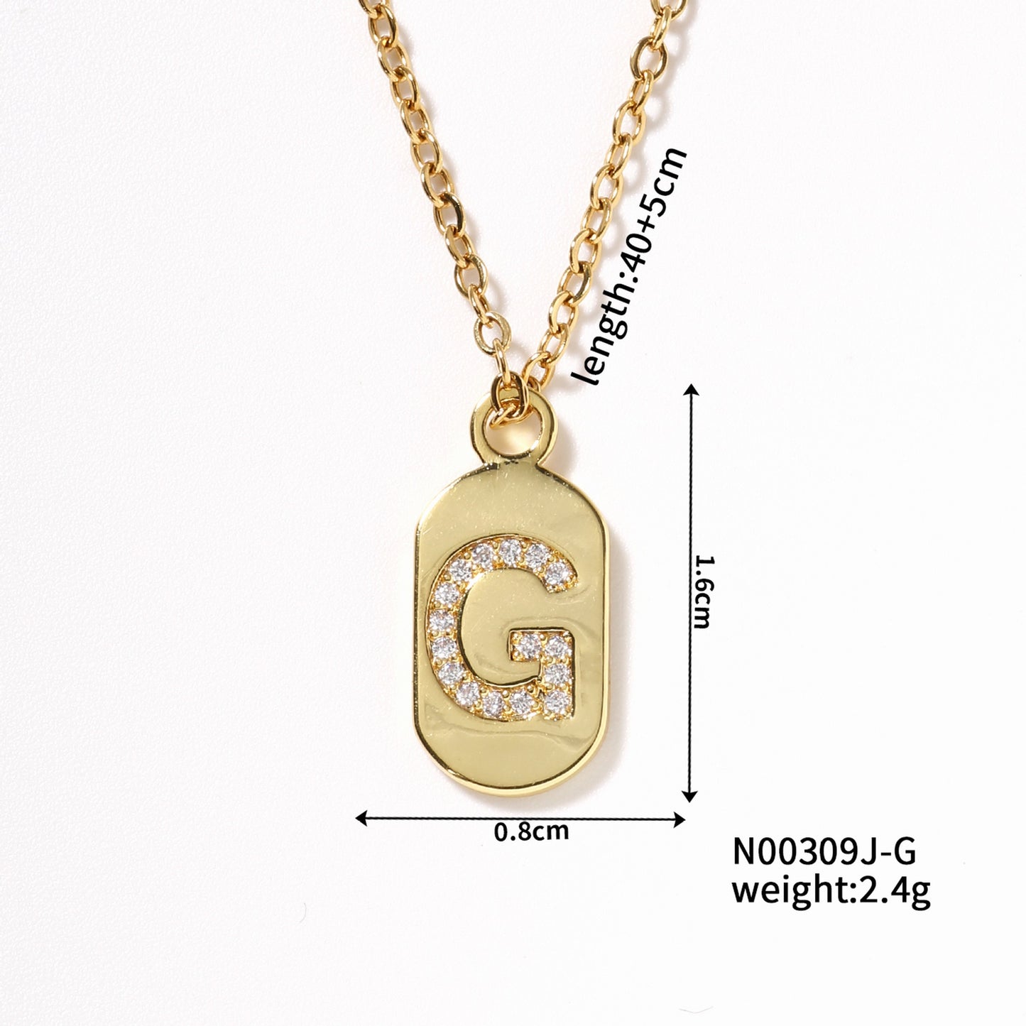 Best-selling English Letter Style Light Luxury Necklaces