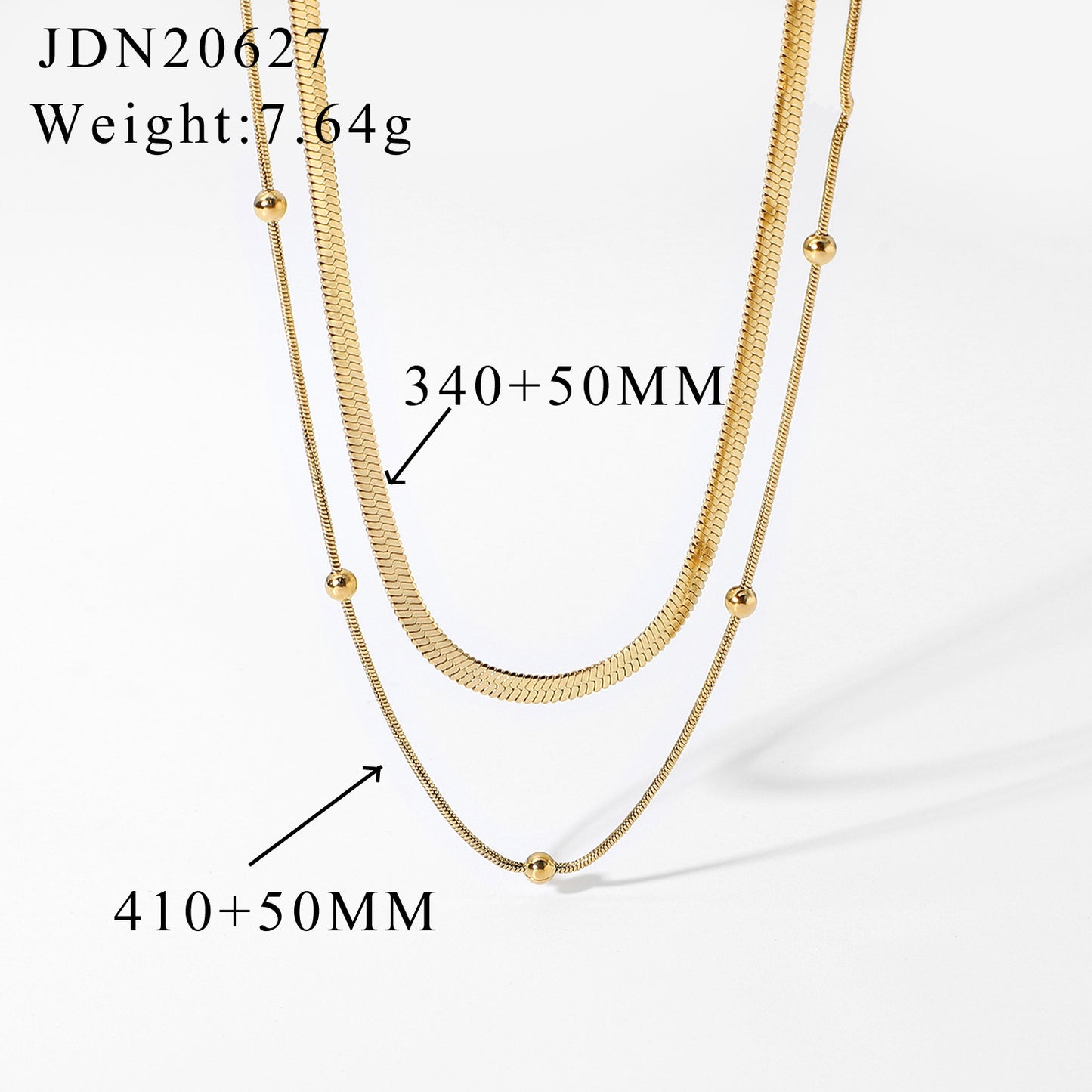 Gold-plated Stainless Steel Light Luxury Cold Necklaces