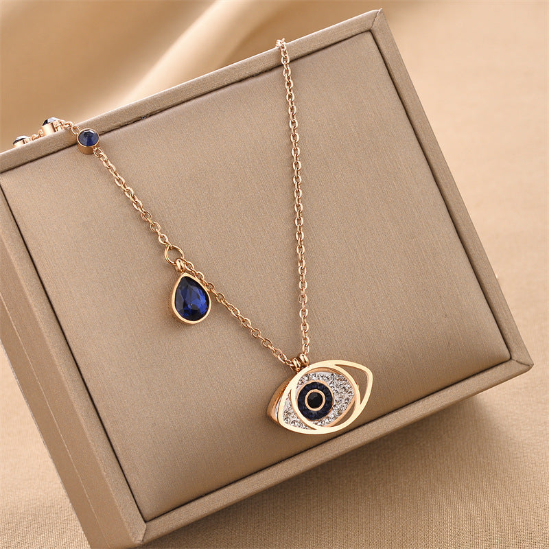 Women's Eye Advanced Version Chain With Diamond Necklaces