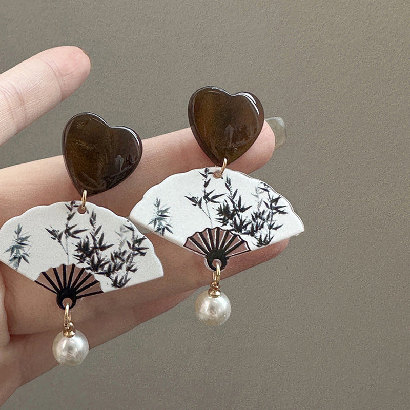 Women's Shaped National Fashion Stylish Water Drop Butterfly Earrings