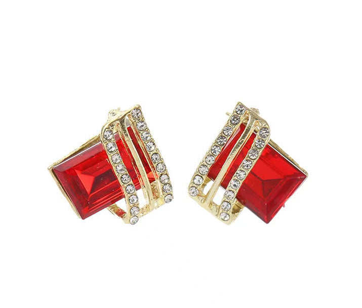 Elegant High Sense Rhinestone Female Crystal Simplicity Personalized Rings