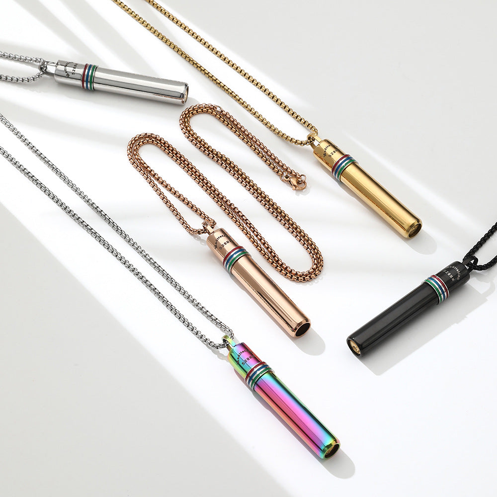 Whistle Frequency Auxiliary Elimination Negative Energy Meditation Necklaces