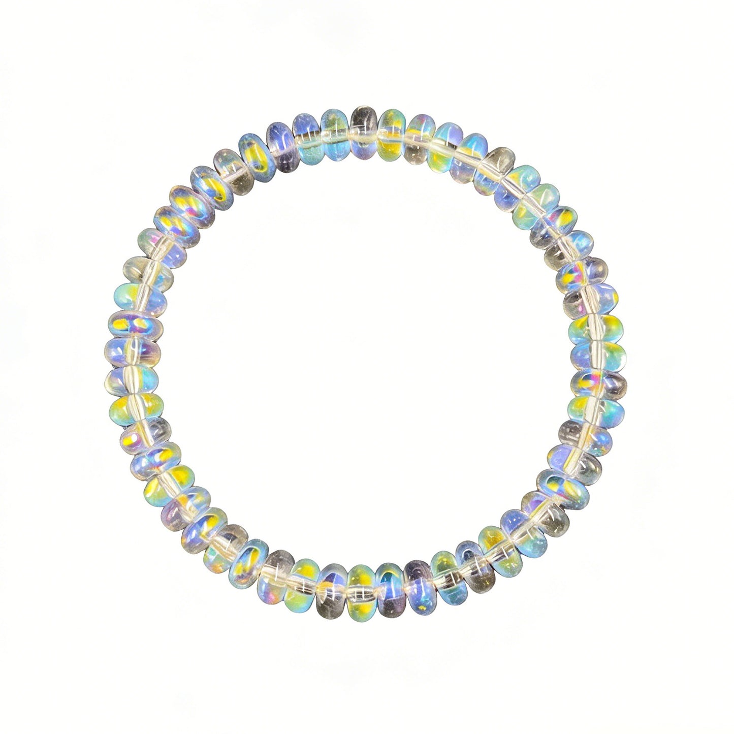Popular Crystal Abacus Beads Opal Glass Bracelets