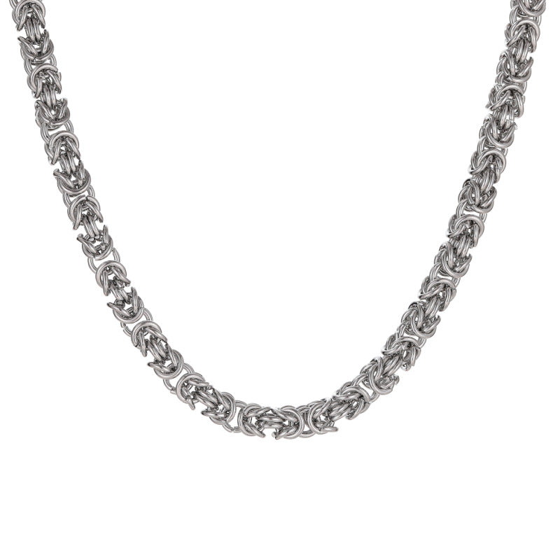 Women's & Men's Type Handmade Keel Chain Trendy Titanium Steel Jewelry Necklaces