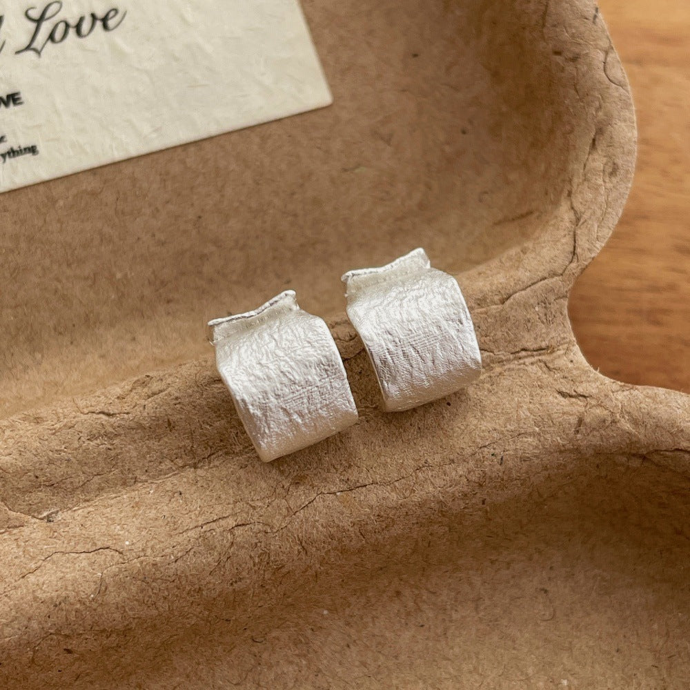 Stylish Simple Versatile Shaped Temperament Personality Affordable Luxury Design Irregular Earrings