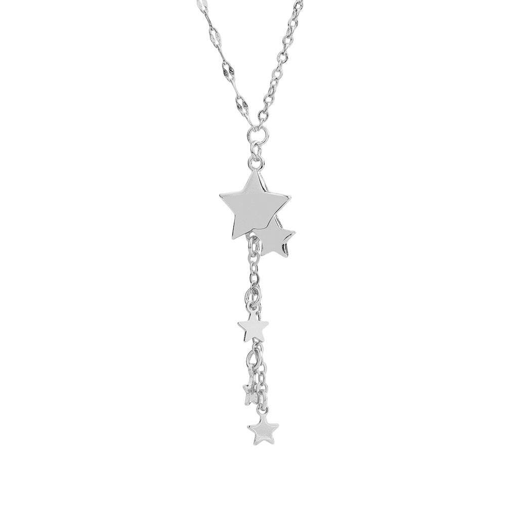 Women's Style Simple Affordable Luxury Fashion Pentagram Necklaces