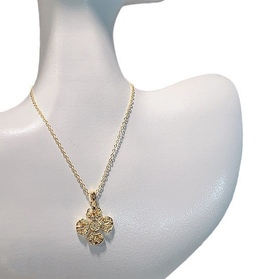Gold-plated Retro Diamonds High-grade Shining Light Necklaces