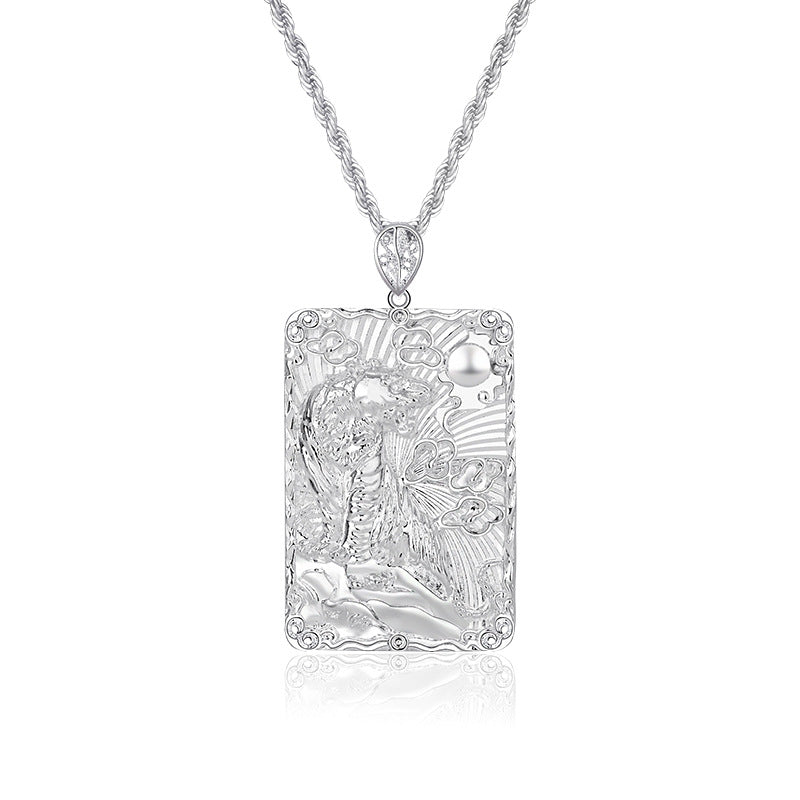 Men's Ping An God Of War Wealth Guan Yu Vintage Pendants