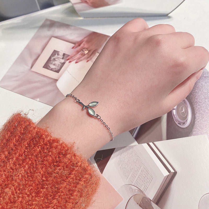 Female Versatile High Sense Personality Retro Box Chain Fashion Bracelets