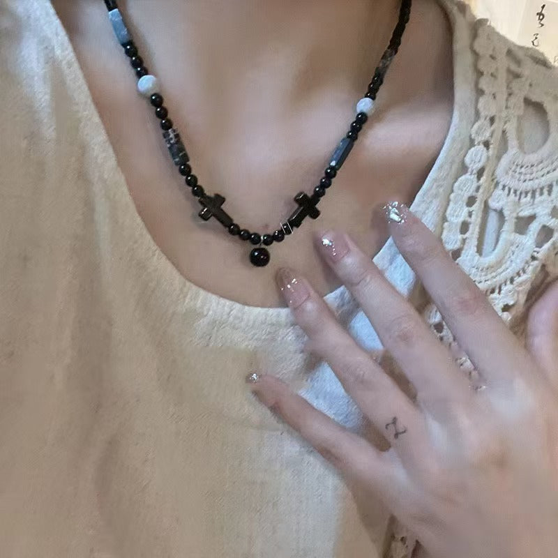 Women's High-grade Natural Stone Retro Easy Matching Necklaces