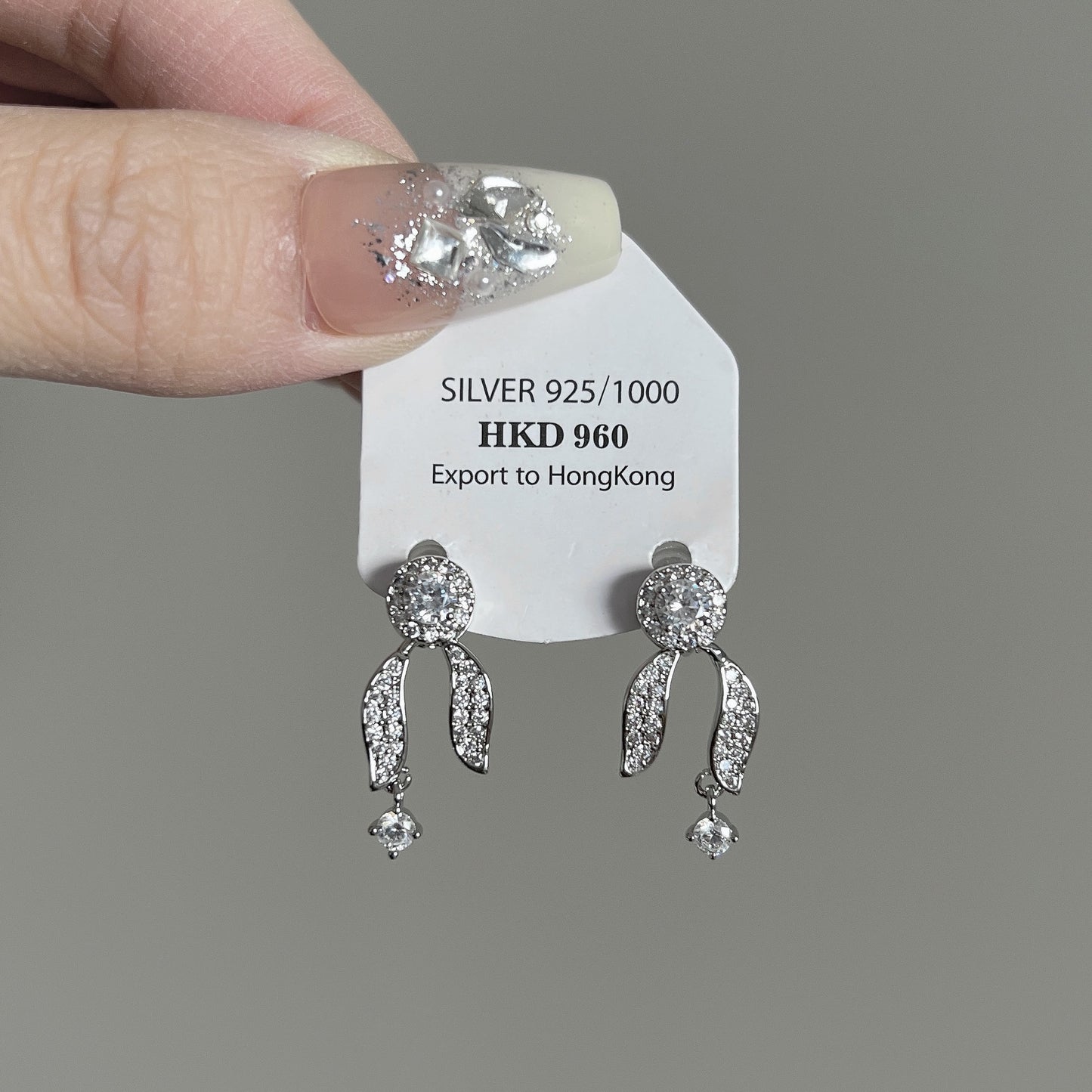 Light Luxury Zircon Pearl Elegant High-grade Earrings