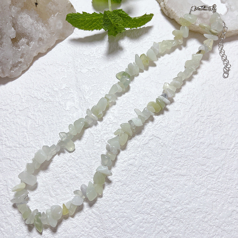 Gravel Style Neck Chain Bohemian Agate Necklaces