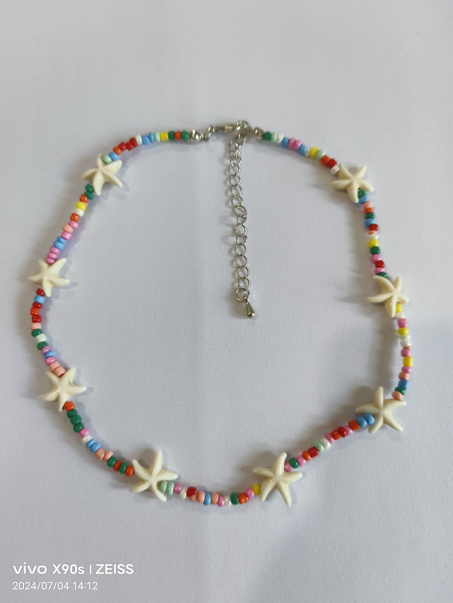 Personalized Starfish Beads Stringed Female Bohemian Beach Necklaces