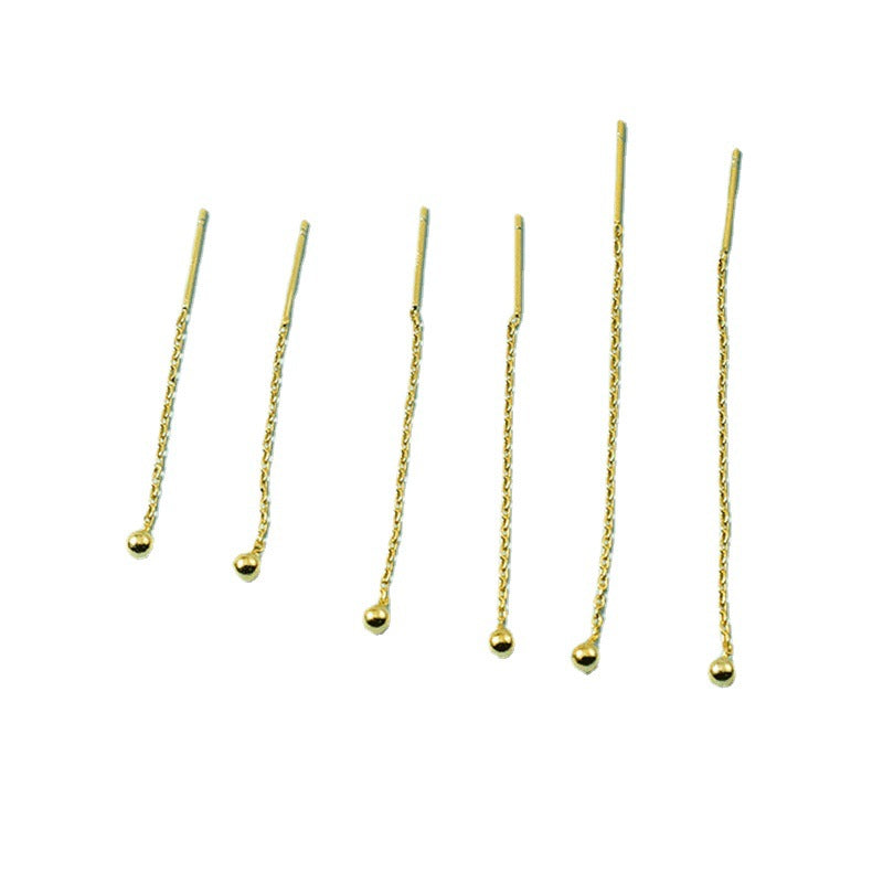 Women's Beanie Trendy Small Balls For Temperament Wild Simple Long Rings