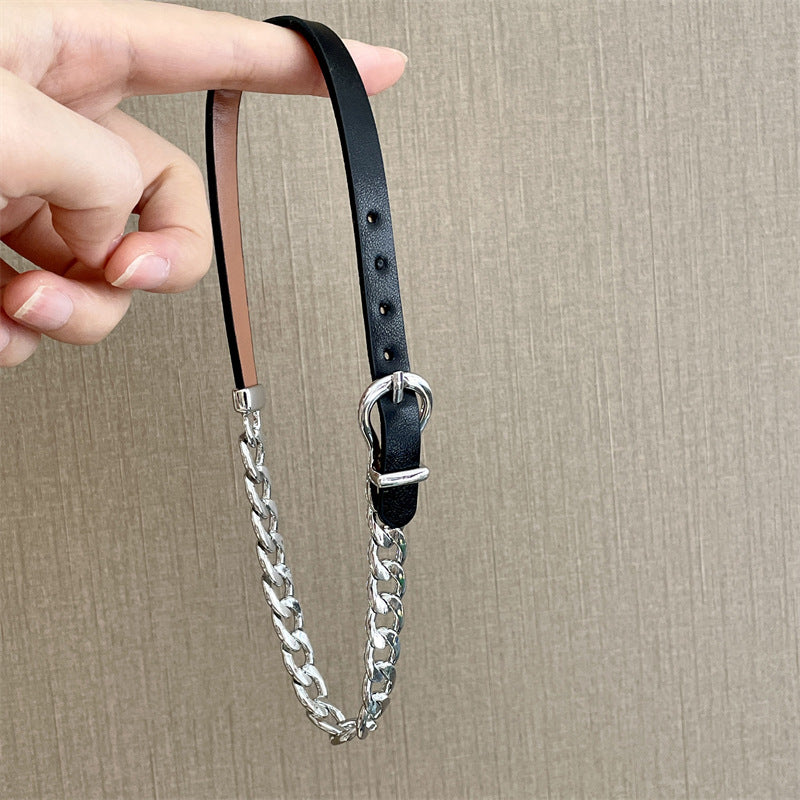 Women's Stitching Clavicle Fashion Personalized Punk Short Belts