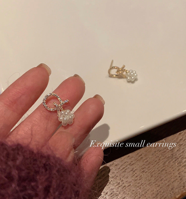 French Style High-grade Ear Clip Without Pierced Female Stud Earrings