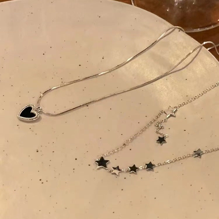 Women's Sweet Cool Tassel Love For Trendy Light Necklace