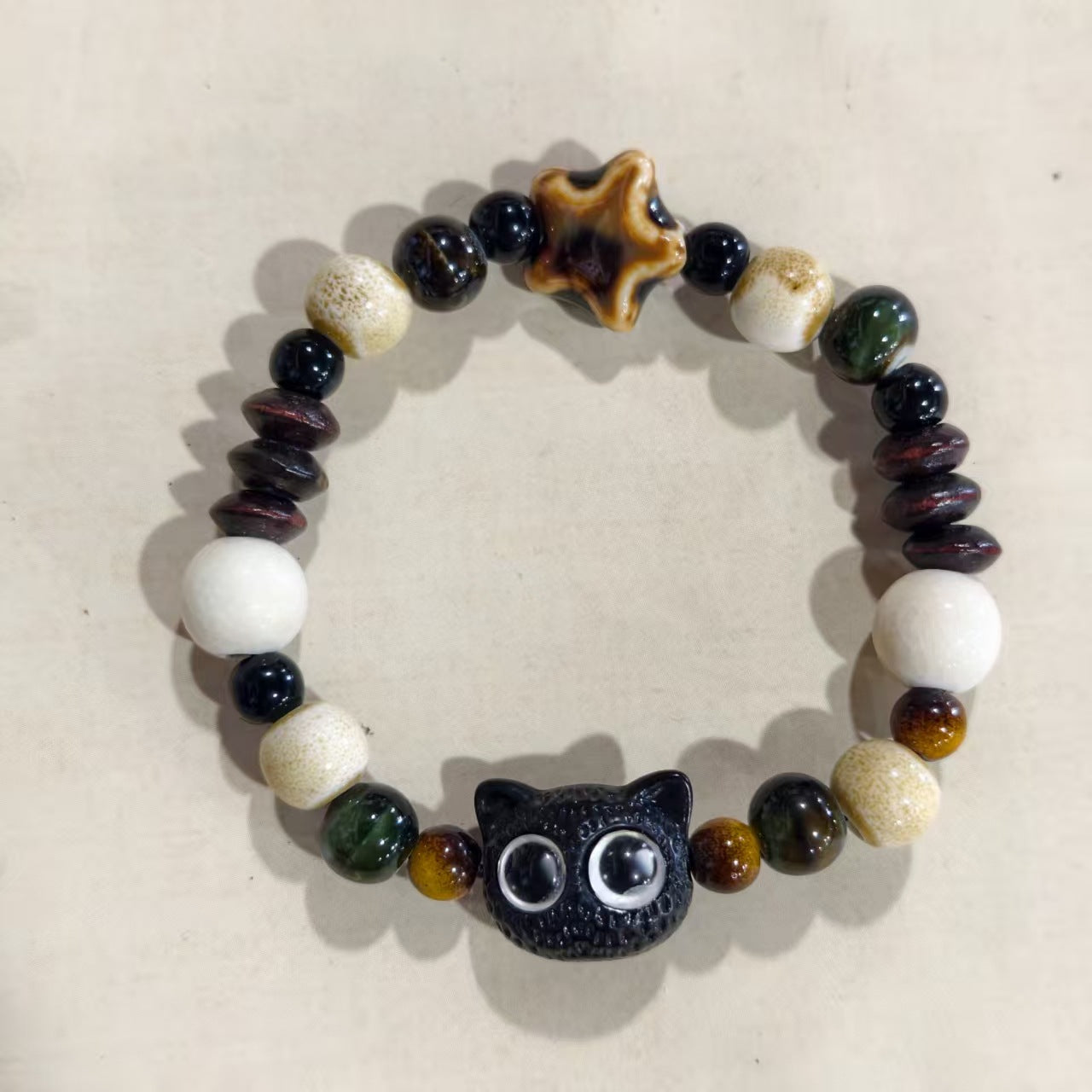 Alloy Ceramic Ethnic Style Single Handmade Filament Bracelet