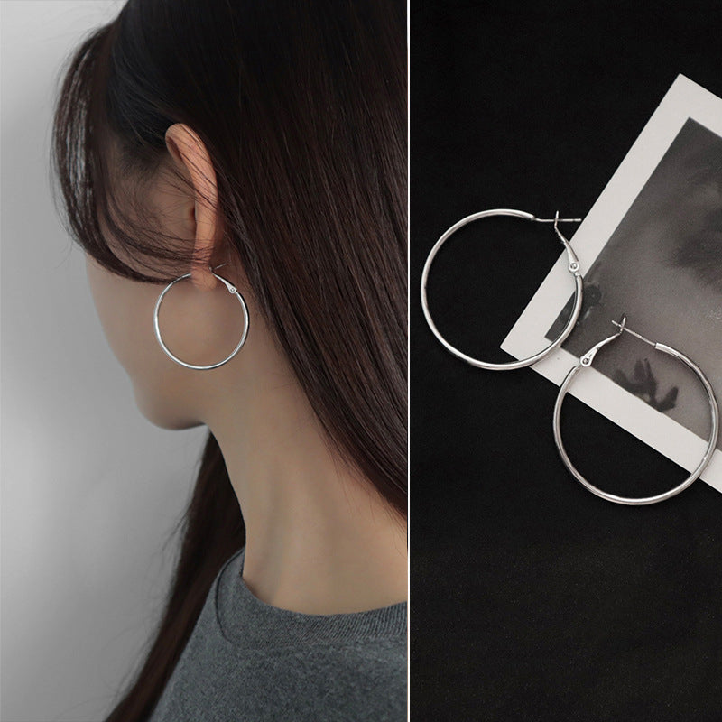 Women's Wind Irregular Twisted Ear Unique High Sense Earrings