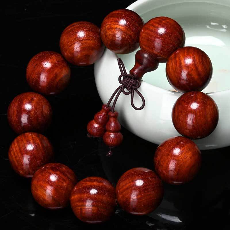 Pterocarpus Zambia Red Sandalwood Beads Like Bracelet