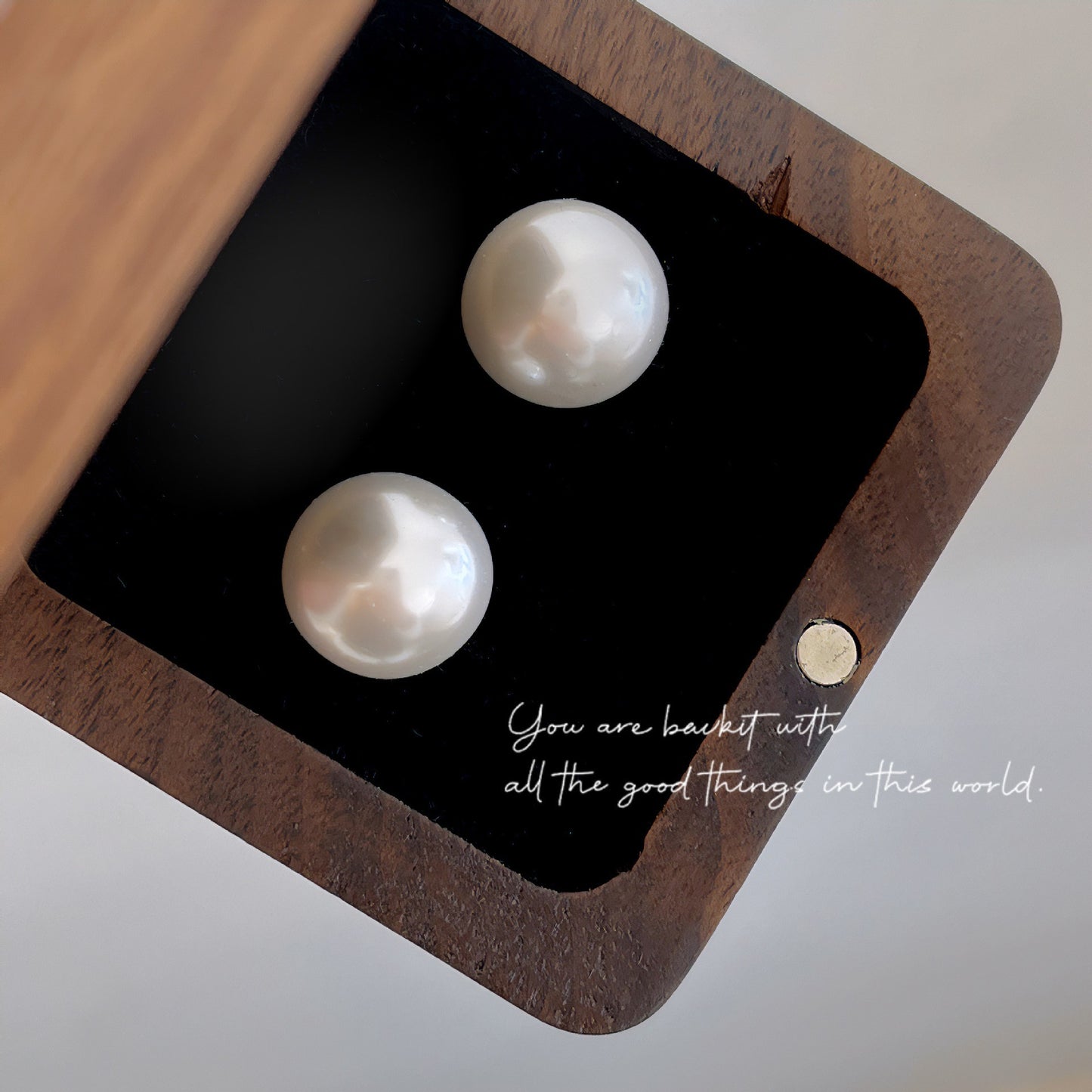 Women's Sier Needle Korean Style French Temperamental Pearl Earrings