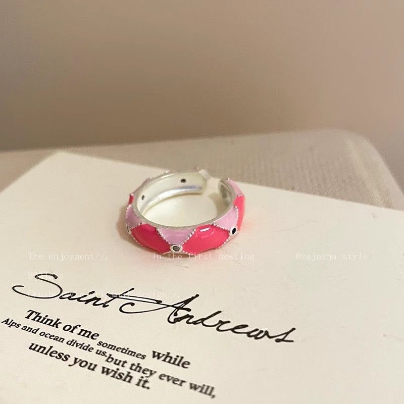 Women's Ancient Retro Fashion Twin Temperament Personality Style Rings