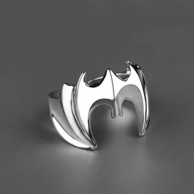 Women's & Men's Personality Lucky Bat Retro Hip Hop Rings