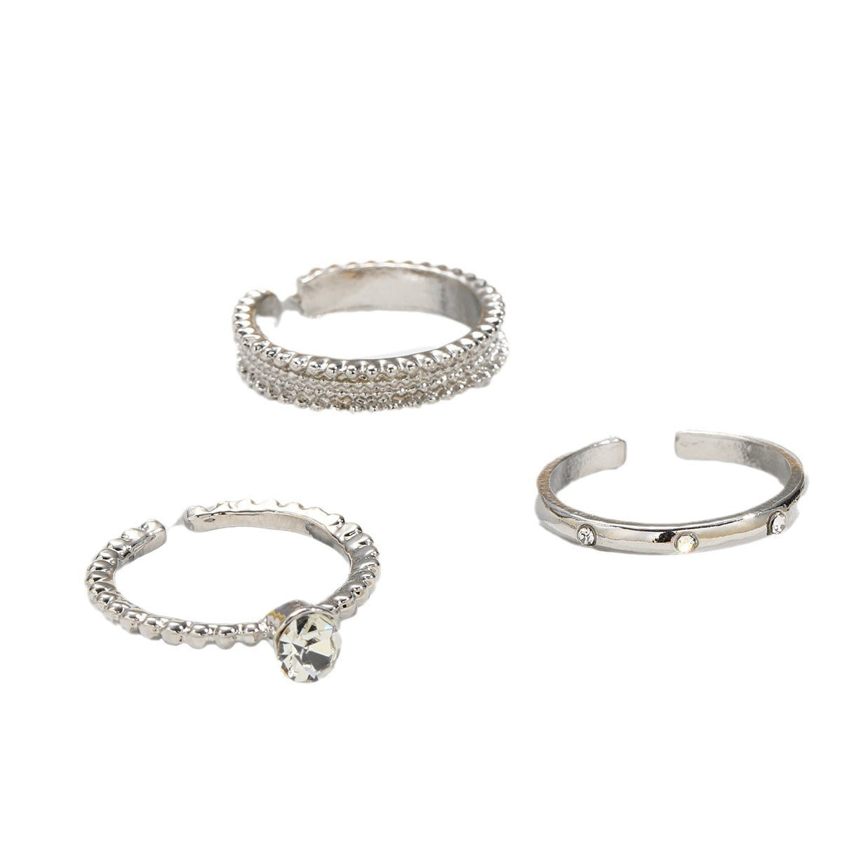 Simple Graceful High-grade Cold Style Female Ring
