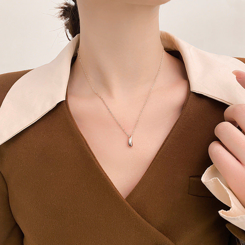 Drop Light Luxury Minority Elegant Fashion Clavicle Chain Simple Personality Necklace