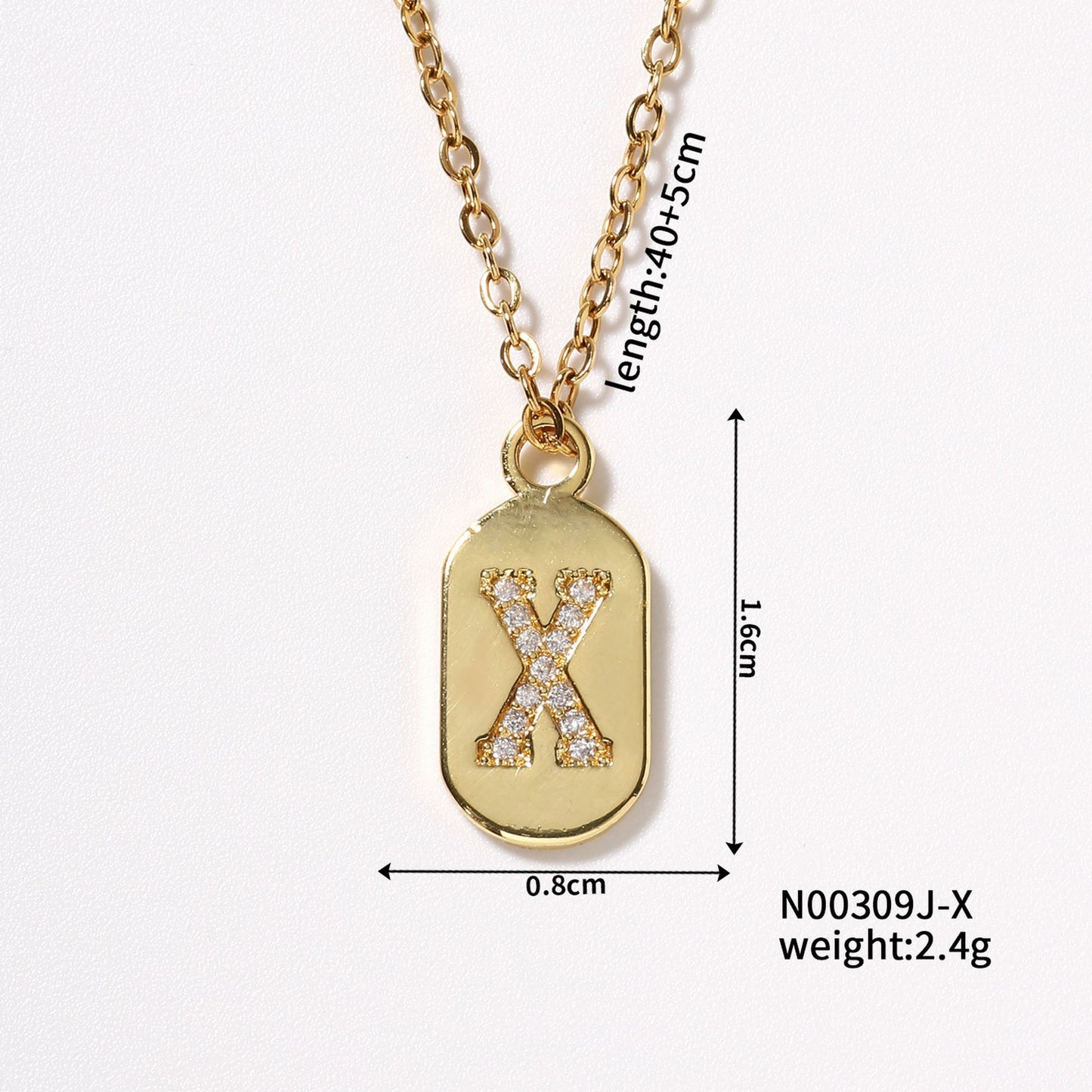 Best-selling English Letter Style Light Luxury Necklaces