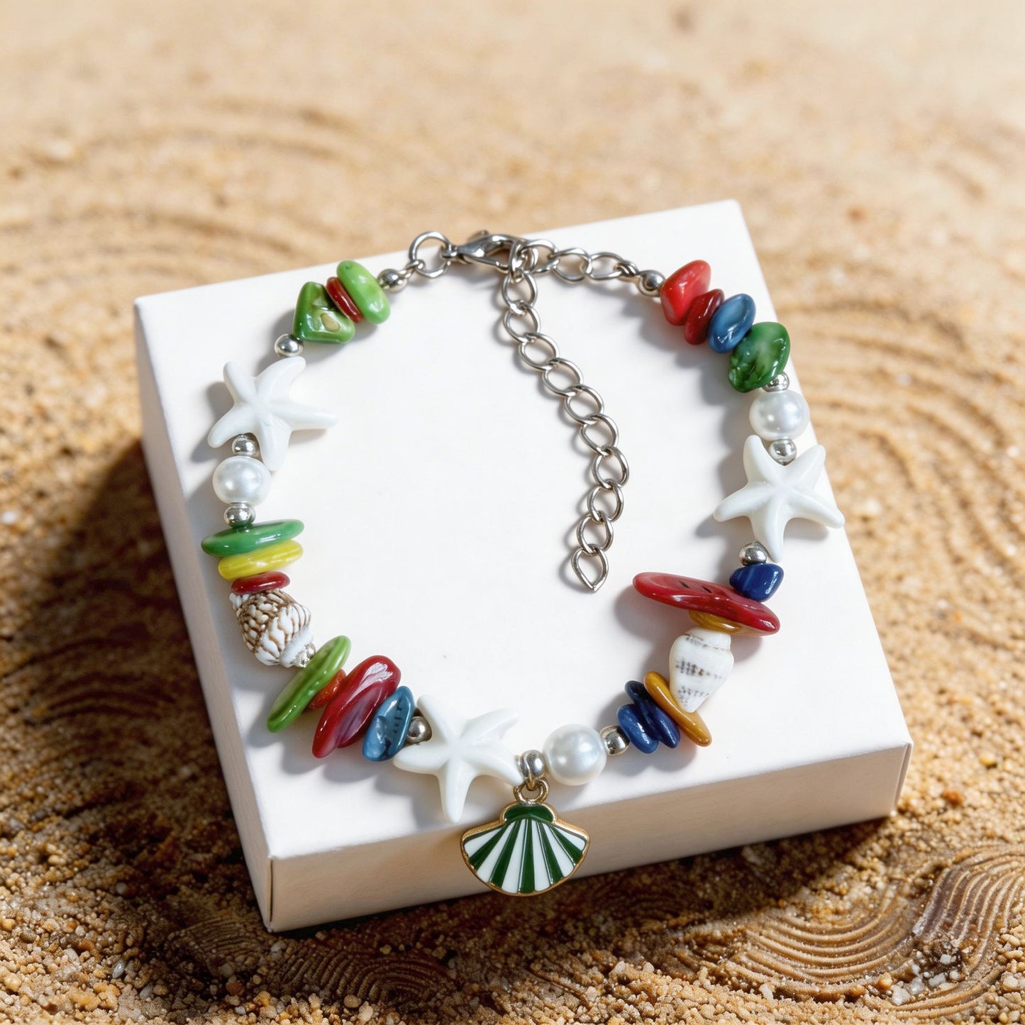 Ocean Style Shell Pearl Travel Gift Bracelets