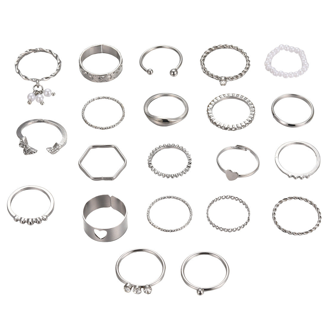 Heart With Opening More Than Knuckle Rings