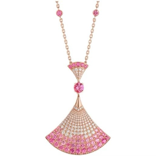 Women's Bao J High Quality V Gold Necklaces
