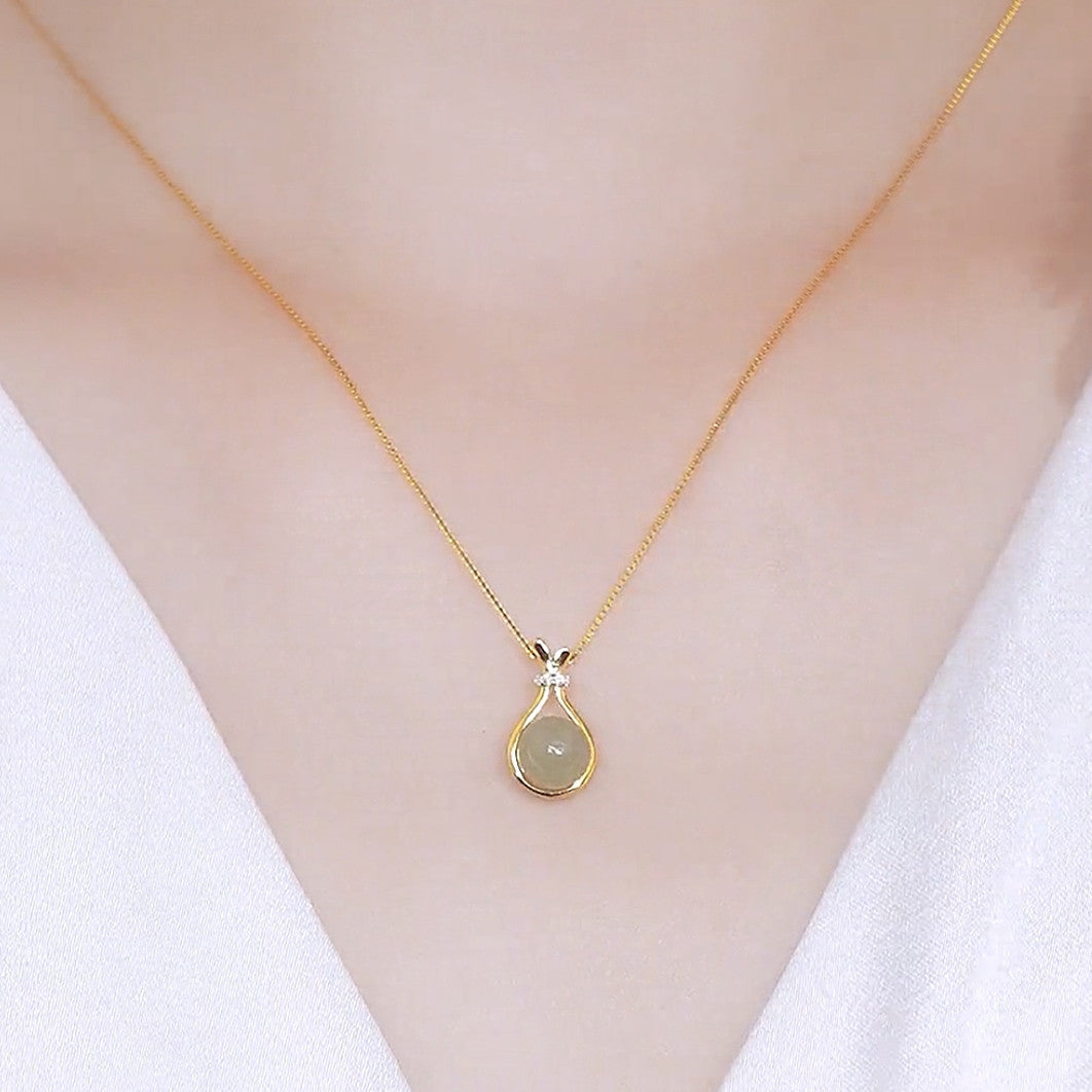 Jade Lucky Bag Female Design High-grade Necklaces