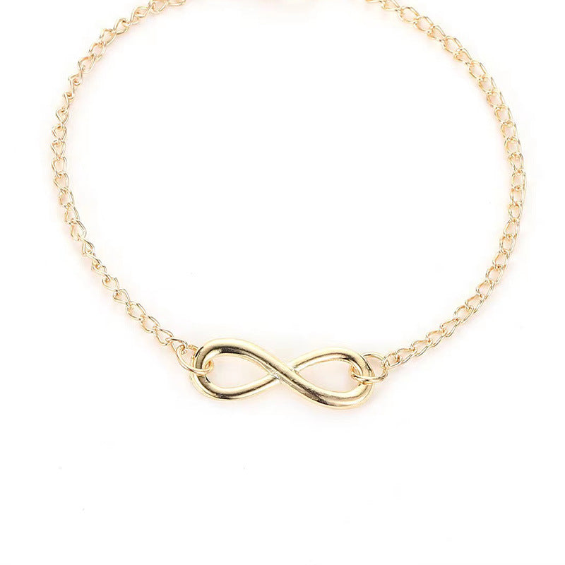 Women's Sterling Sier Fashionable Elegant Trendy Mobius Bracelets