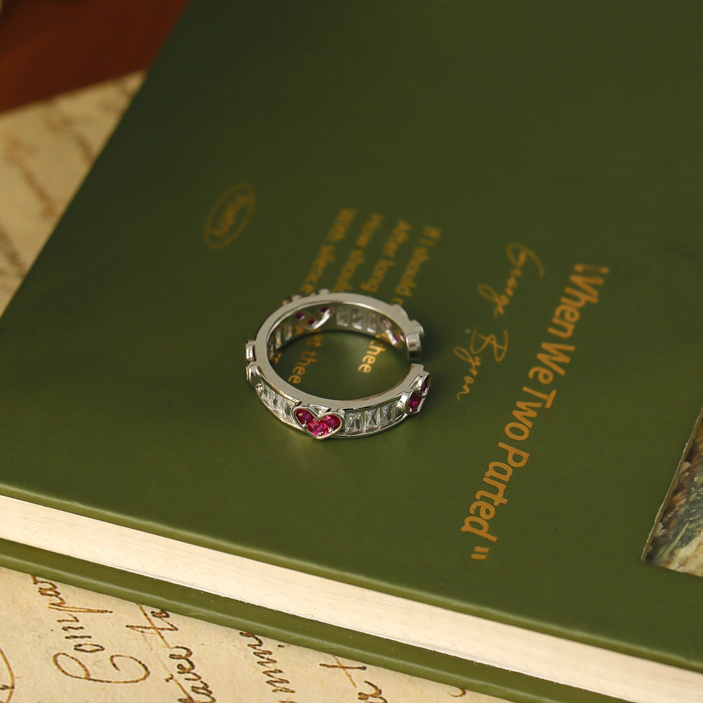 Niche Unique Index Finger Light Luxury Rings