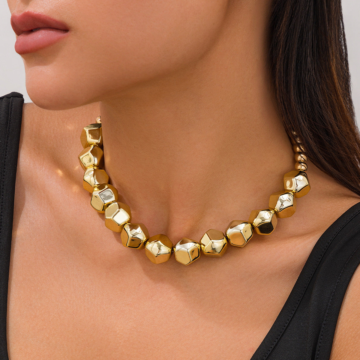Fashion Round Trimming Suit Simple Irregular Necklaces