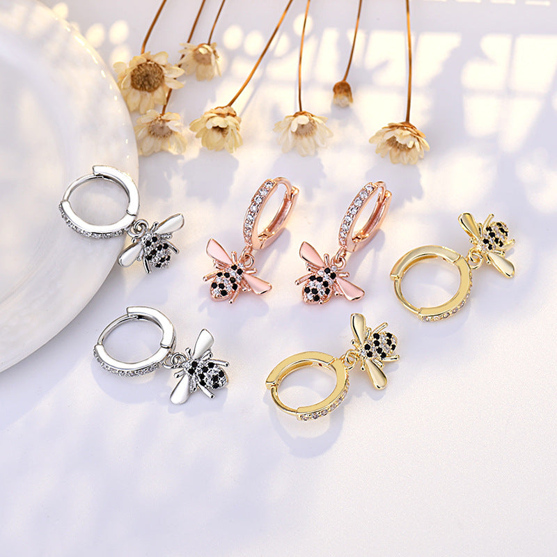 Personalized Ear Clips Sier Pin Female Live Earrings