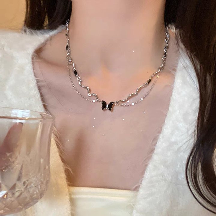 Women's Bow Pearl Tassel For Light Luxury Necklaces