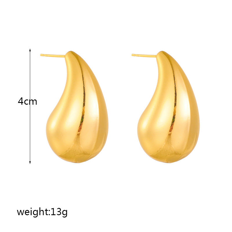 Fashion Minimalist Design Irregular Geometric Water Earrings