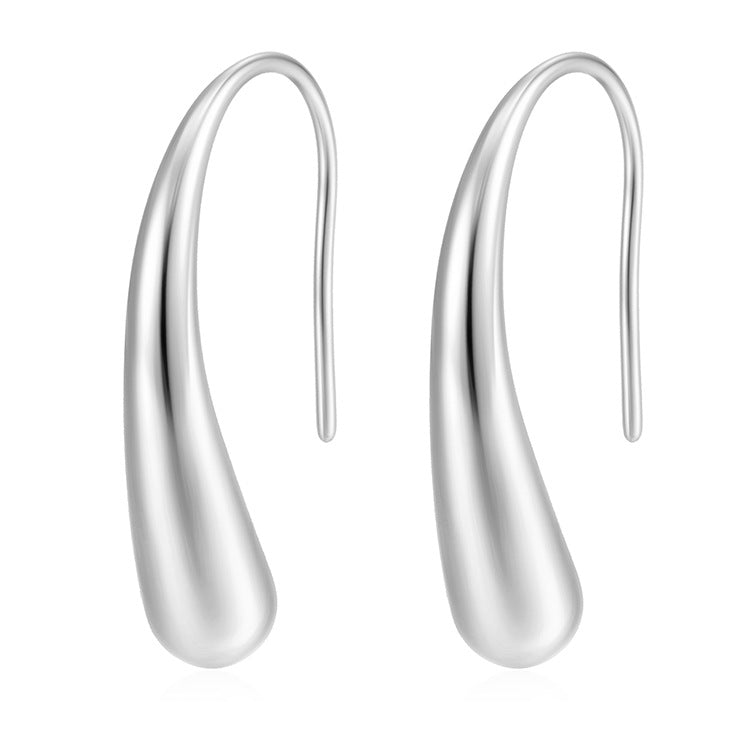 Women's Stainless Steel Water Drop High-grade Artistic Earrings