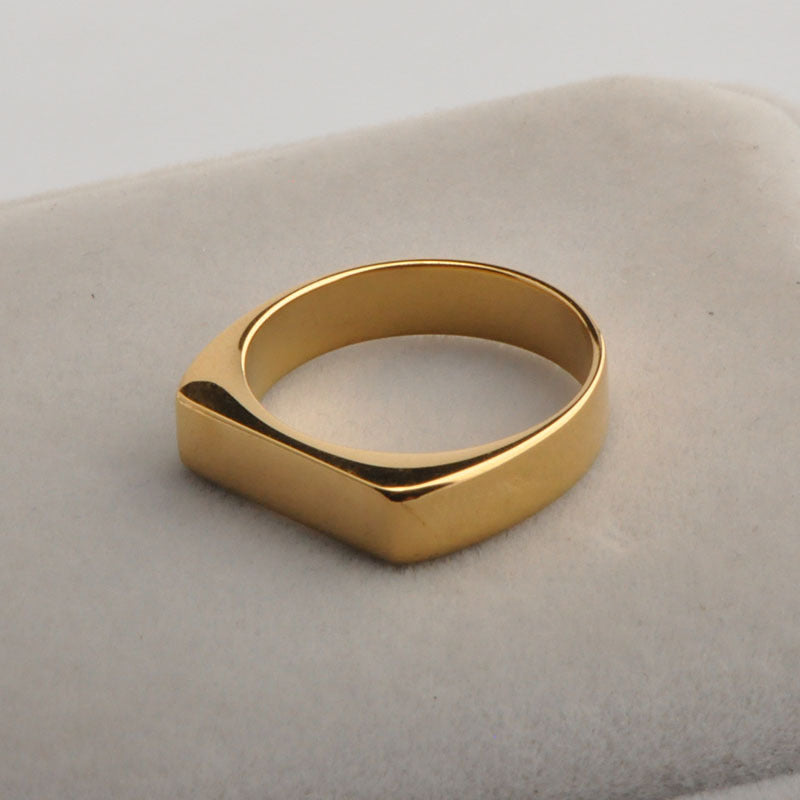 Men's Personality High-grade Titanium Steel Hip Hop Rings
