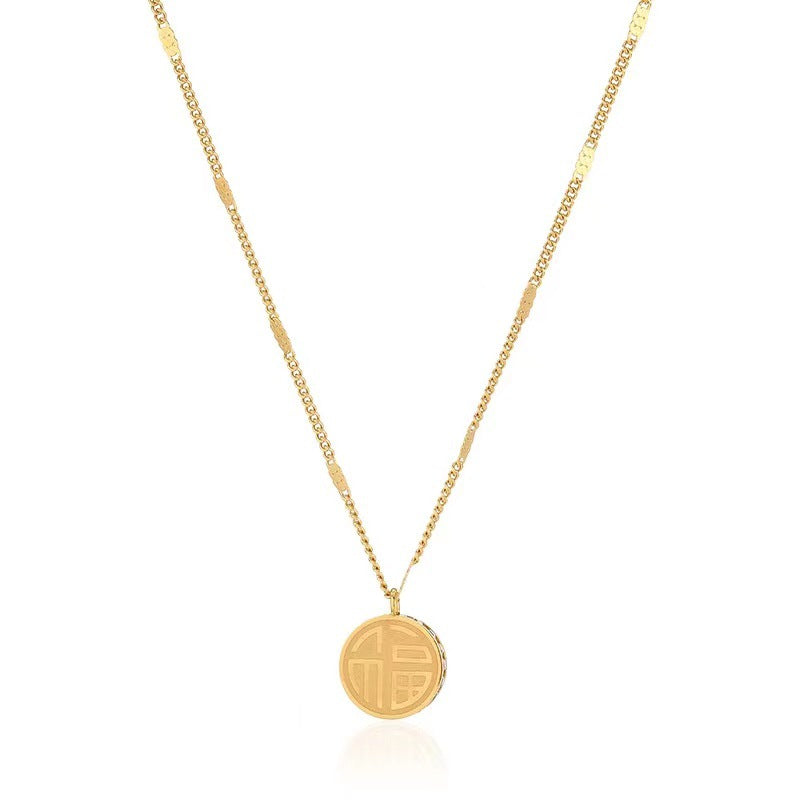 Women's Lucky Sweater Chain Special Interest Light Necklaces