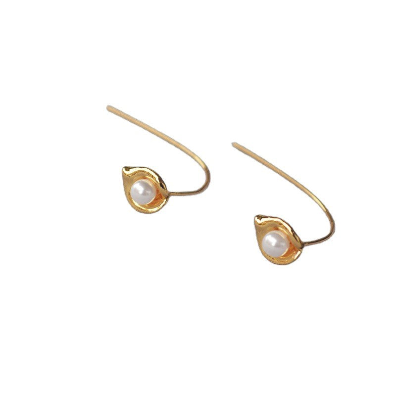 Women's Korean Exquisite Fashion Simple Pearl Bud Commuter Everyday Ear Line