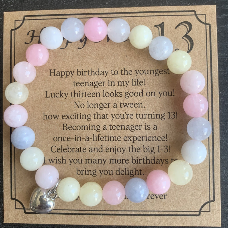 Knot Woven Adjustable School Day Birthday Bracelets