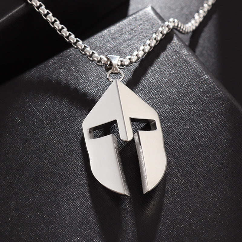 Men's Classic Hero Of Sparta Mask Hip Pendants