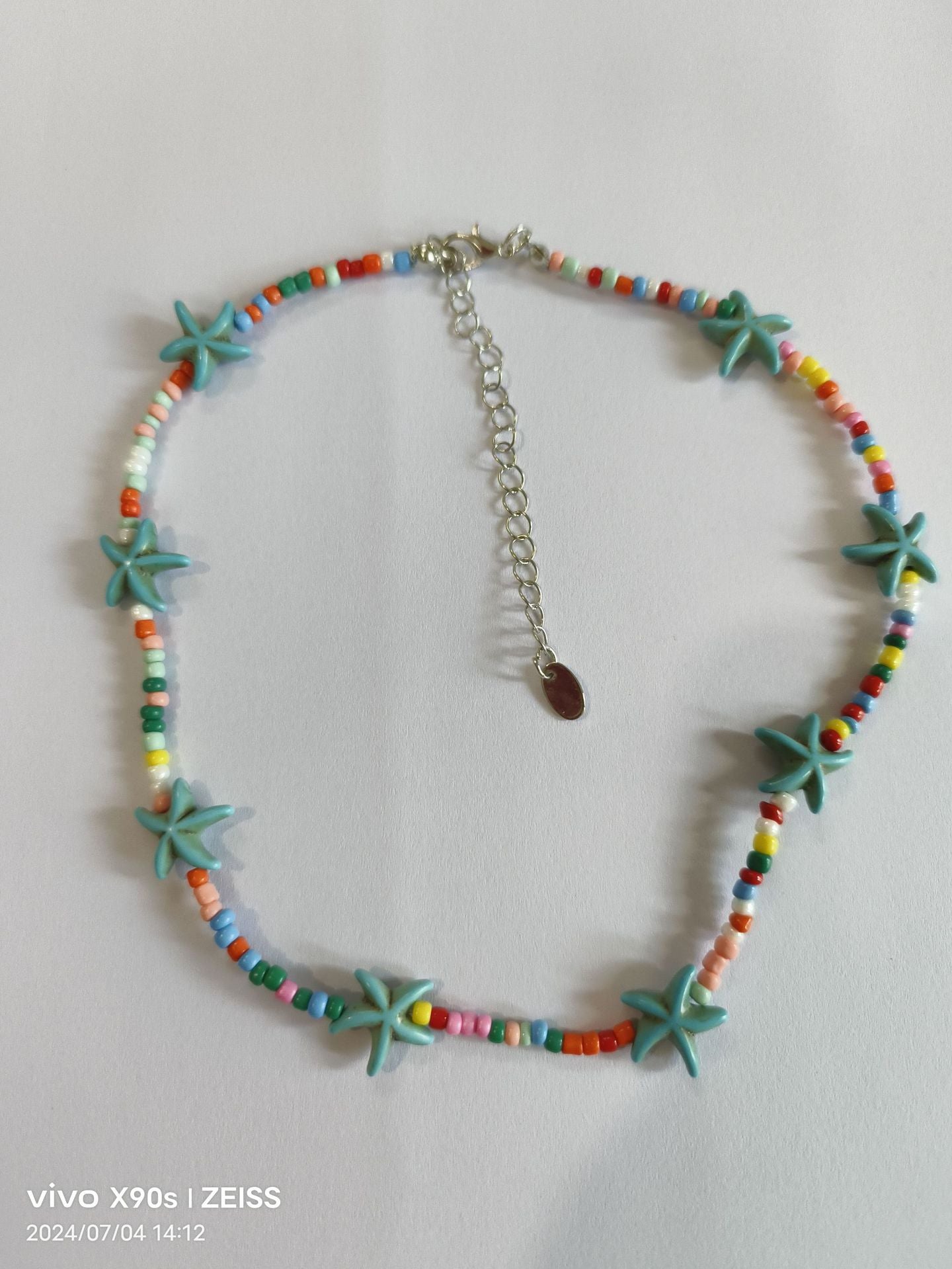 Personalized Starfish Beads Stringed Female Bohemian Beach Necklaces